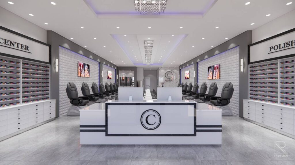 Crystal Nails Studio in Cypress, TX 77433, offers a wide range of manicure and pedicure services.